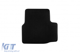 Three-layer textile floor mats suitable for Opel Astra K 2015-2021, set of 4 pieces, black-image-6242703