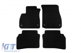 Three-layer textile floor mats suitable for Opel Insignia sedan, estate after 2017, set of 4 pieces, black - ABFMO6022483