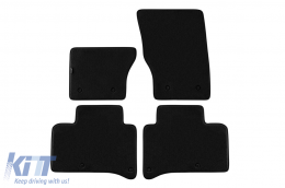 Three-layer textile floor mats suitable for Range Rover Sport after 2015, set of 4 pieces, black - ABFMLR6022200