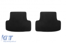 Three-layer textile floor mats suitable for Skoda Karoq after 2017, set of 4 pieces, black-image-6242157