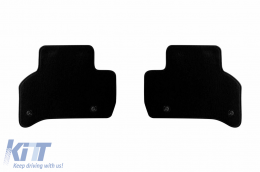 Three-layer textile floor mats suitable for Jaguar XE after 2015, set of 4 pieces, black-image-6241557