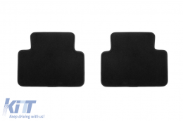 Three-layer textile floor mats suitable for Porsche Macan 2014-2020, set of 4 pieces, black-image-6241584