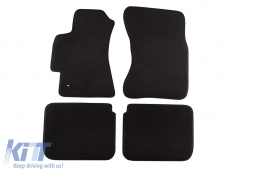 Three-layer textile floor mats suitable for Subaru Legacy, Outback 2003-2009, set of 4 pieces, black - ABFMS6022248