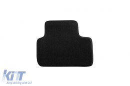Three-layer textile floor mats suitable for Mitsubishi ASX 2010-2022, set of 4 pieces, black-image-6241814
