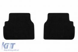 Three-layer textile floor mats suitable for Subaru XV, Impreza after 2017, set of 4 pieces, black-image-6242456