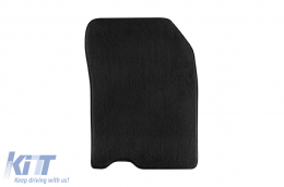 Three-layer textile floor mats suitable for Suzuki Vitara after 2015, set of 4 pieces, black-image-6242462