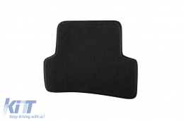 Three-layer textile floor mats suitable for Renault Captur 2013-2019, set of 4 pieces, black-image-6242605