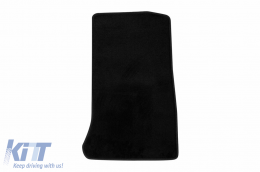 Three-layer textile floor mats suitable for Mercedes GLC X254 after 2022, set of 4 pieces, black-image-6242895