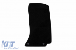 Three-layer textile floor mats suitable for Mercedes E-Class W214 sedan, S214 estate after 2023, set of 4 pieces, black-image-6242902