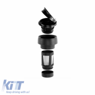Timolino Omni Tritan hőszigetelt palack, magas, 400ml, fekete-image-6290117