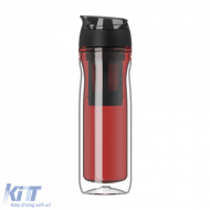 Timolino Omni Tritan Insulated Bottle Tall 400ml Red