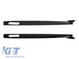 image-40-Tiras de tuning adecuadas para umbrales laterales en BMW Serie 3 G20, G21 después de 2019, lacadas en negro