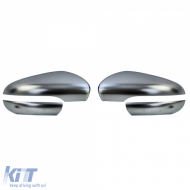 Tükörborítás alumínium hatású matt 4 részes VW Golf 6 2008-2012-image-6194799