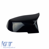 Tükörborítás BMW 1 2 3 4 X1 i3 M4 Look Fényes Fekete 2 darab-image-6300999