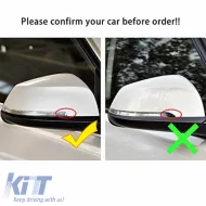 Tükörborítás BMW 1 2 3 4 X1 i3 M4 Look Fényes Fekete 2 darab-image-6301004