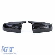 Tükörborítás BMW X5 E70 06-13 / X6 E71 08-13 M4 Look Fényes Fekete 2 darab-image-6301037