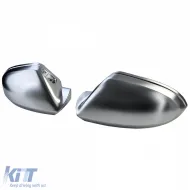 Tükörborítás matt ezüst cserealkatrész Audi A6 4G 11-18 sávtartó asszisztenssel-image-6193857