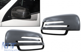 Tükörborítás MERCEDES W117 W176 W204 W205 W212 W213 W218 W246 X156 X204 W463 GLK valódi karbonszál-image-6087398