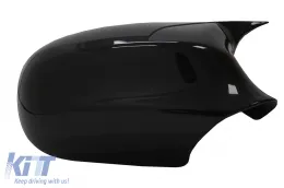 Tükörburkolat BMW 3 E90 E91 LCI (2008-2011), M Sport dizájn, fényes fekete-image-6096031