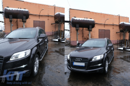 Ütközés tompító toldó ívek sárvédőre Q7 2006-2010 Off Road Package - Side Strips-image-6076522