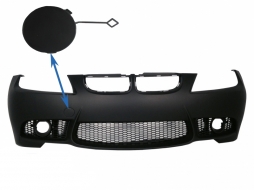 Tow Hook Cover Front bumper suitable for BMW 3 Series E90 Sedan E91 Touring (2004-2008) Non LCI M3 Design