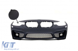 Tow Hook Cover Front Bumper suitable for BMW 3 Series F30 F31 (2011-up) M3 Design - THCFBBMF30M3