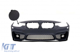 image-9-Tow Hook Cover Front Bumper suitable for BMW 3 Series F30 F31 (2011-up) M3 Design