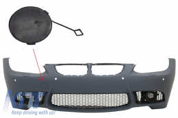 image-28-Tow Hook Cover Front bumper suitable for BMW 3 series E90 E91 (2004-2011) E92 E93 M3 (2006-2009) M3 Design