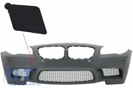 image-31-Tow Hook Cover Front Bumper suitable for BMW 5 Series F10 F11 (2011-2017) M5 Design