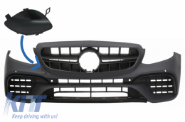 image-42-Tow Hook Cover Front Bumper suitable for Mercedes E-Class W213 (2016-2019) E63 Design
