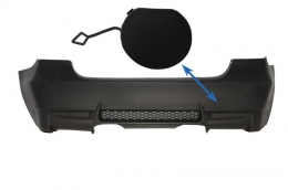 Tow Hook Cover Rear Bumper suitable for BMW 3 Series E90 (2004-2011) M3 Design - THCRBBME90