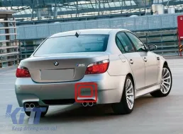 Tow Hook Cover Rear suitable for BMW 5 E60+LCI Rr. -///M5- 2002-09 51127898121 1 pc-image-6318724