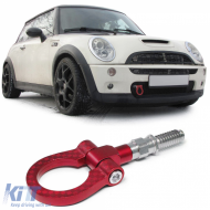 Tow hook tow eye red suitable for BMW E36 E46 E39 E90 E87 Z3 Z4 Mini