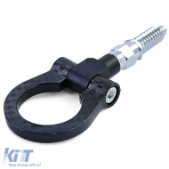 Tow hook towing eye black suitable for BMW E36 E46 E39 E90 E87 Z3 Z4 Mini-image-6257125
