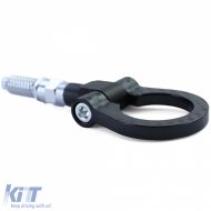 Tow hook towing eye black suitable for BMW E36 E46 E39 E90 E87 Z3 Z4 Mini-image-6257128