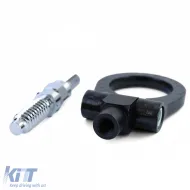 Tow hook towing eye black suitable for BMW E36 E46 E39 E90 E87 Z3 Z4 Mini-image-6257130