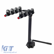 Towbar Bicycle Carrier Cruz Frame 4 940-525 Black suitable for 4 Bicycles