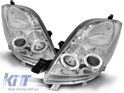 TOYOTA YARIS 06-09 ANGEL EYES CHROME