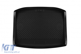 TPE trunk mat by Gumarny Zubri suitable for Dacia Duster Eco-G after 2024 with the trunk floor in the lower position, black - ABTLPD6024602
