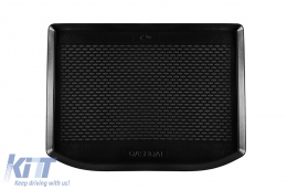 TPE trunk mat by Gumarny Zubri suitable for Nissan Qashqai after 2021, with the trunk floor in the upper position, black - ABTLPN6024572