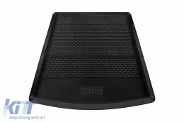 TPE trunk mat by Gumarny Zubri suitable for SsangYong Torres after 2023, with the trunk floor in the upper position, black-image-6253974