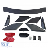 TR Performance rear wing spoiler for Honda Civic 2016-2020 hatchback-image-6264061