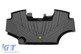 Tractor rubber mats from Frogum 3D MudMax series suitable for John Deere Series 6M 6135M, 6145M and 6155M after 2022, 1-piece set, black color - ABFMF6019663