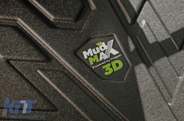 Tractor rubber mats from Frogum 3D MudMax series suitable for New Holland Boomer 35, 40, 45, 50 and 55 after 2015, 1-piece set, black color-image-6232553