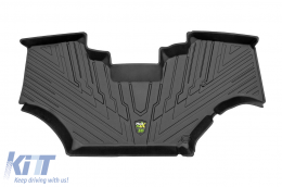 Tractor rubber mats from Frogum 3D MudMax series suitable for Kubota M5092 after 2021, 1-piece set, black color - ABFMI6019669