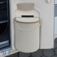 Trash can with lid for motorhome camping boats caravans