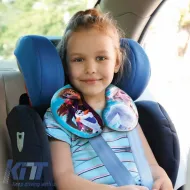 Travel Neck Pillow suitable for Kids Anna / Elsa / Olaf Frozen The Movie 27cm x 23cm Blue 1 Piece-image-6328393