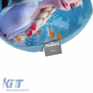 Travel Neck Pillow suitable for Kids Anna / Elsa / Olaf Frozen The Movie 27cm x 23cm Blue 1 Piece-image-6328394