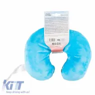 Travel Neck Pillow suitable for Kids Anna / Elsa / Olaf Frozen The Movie 27cm x 23cm Blue 1 Piece-image-6328396
