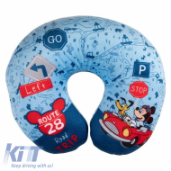 Travel Neck Pillow suitable for Kids Mickey - Pluto Road Trip 27cm x 23cm Blue 1 Piece - CGRCIOAAR6037408